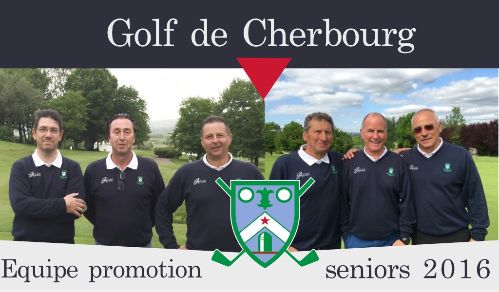 equipe promotion seniors 2016 golf de Cherbourg